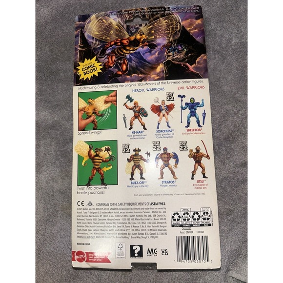 Mattel Masters of the Universe Origins Buzz-Off Action Figure - Picture 2 of 2